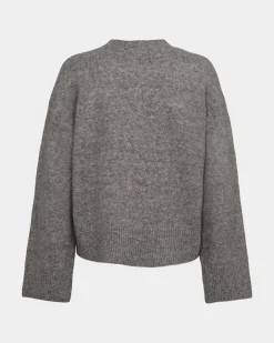 LEVASW CARDIGAN - Grey mel