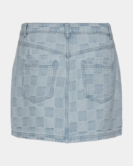 LILIASW SKIRT - Light denim blue
