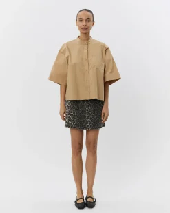 LILISW SHIRT - Camel