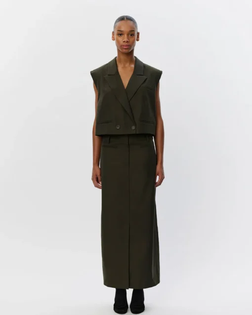 LINKASW VEST - olive