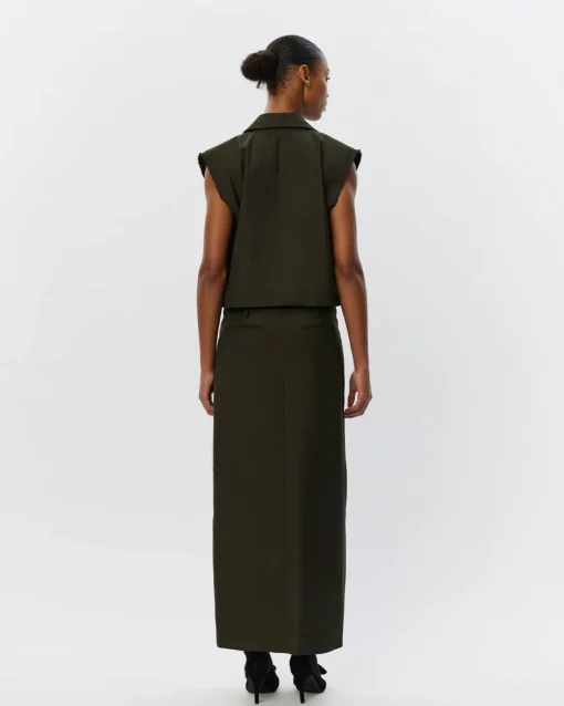 LINKASW VEST - olive