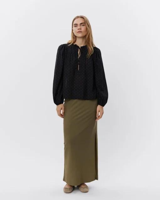 LOURDESSW BLOUSE - Black