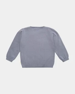 LOWASB CARDIGAN - Stone blue