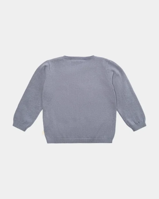LOWASB CARDIGAN - Stone blue