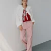 LUCCASW JEANS - Red Striped