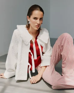 LUCCASW JEANS - Red Striped