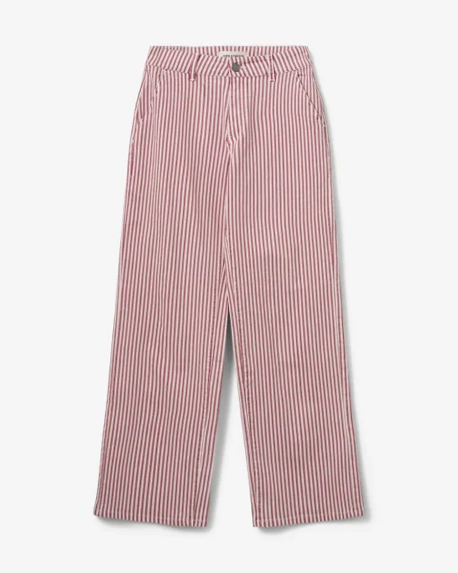 LUCCASW JEANS - Red Striped
