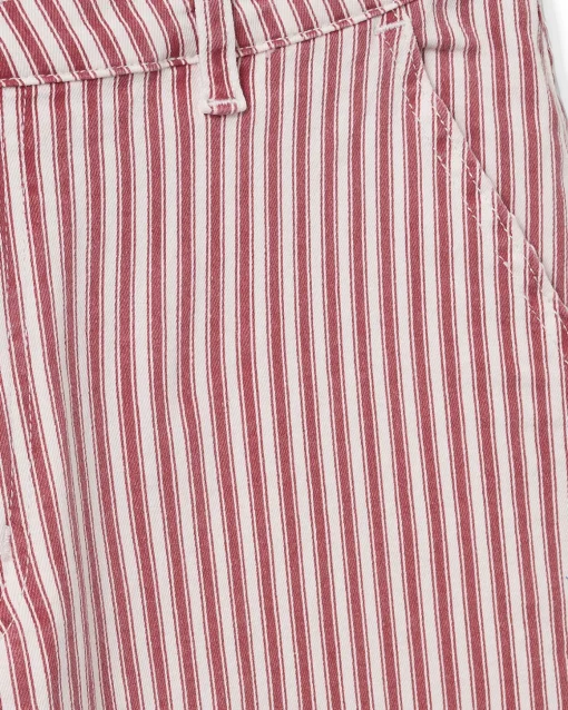LUCCASW JEANS - Red Striped