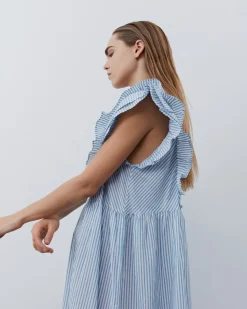 LucieSW Dress - Blue striped