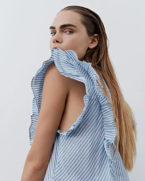 LucieSW Dress - Blue striped