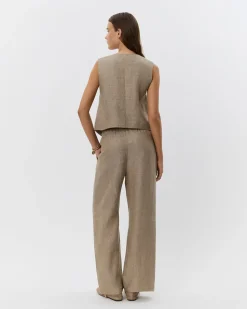 LUNETSW TROUSERS - Light brown