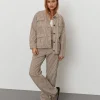 LYNNSW JACKET - Brown Striped