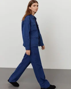 LYNNSW JACKET - Cobalt Striped
