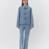 LYONSW TROUSERS - Blue striped