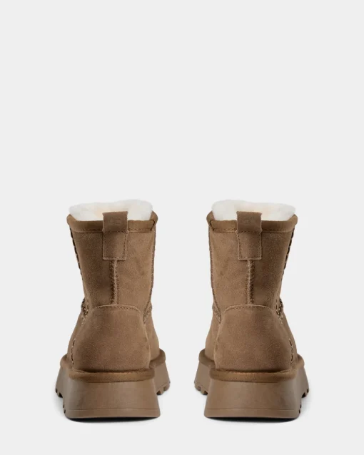 MARIESW TEDDY BOOT - Dark sand