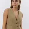 MARLEYSW VEST - Light camel