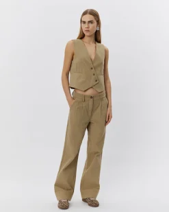 MARLEYSW VEST - Light camel