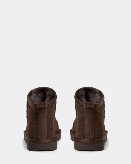 MARTHASW TEDDY BOOT - Dark brown