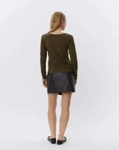 MATTIESW T-SHIRT LONG SLEEVE - Olive