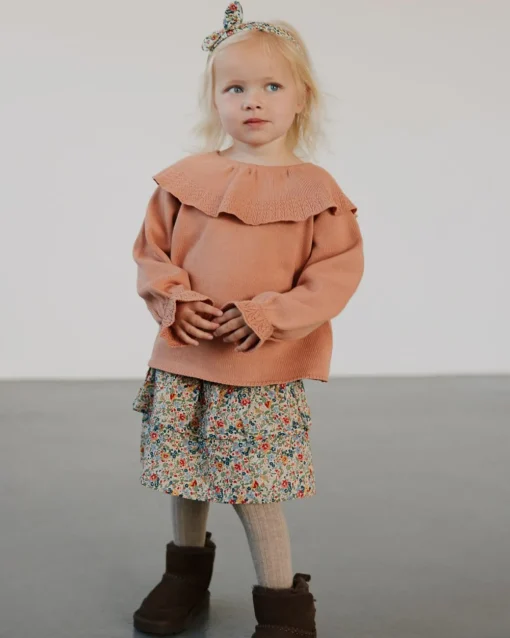 MEGANSK KNIT - Rosy brown