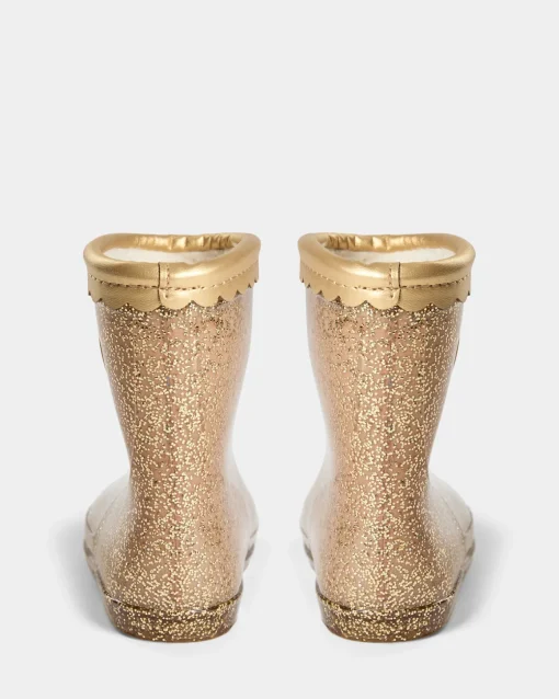 MELLYSK RUBBER BOOT W. LiINING - Champagne