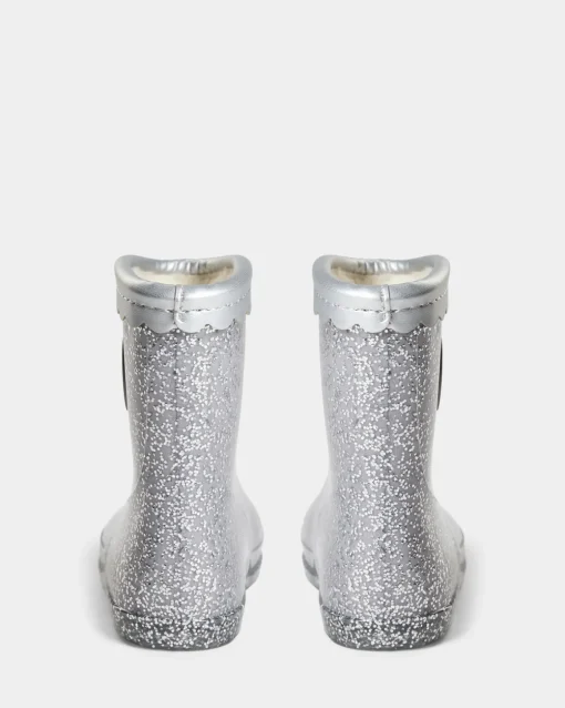 MELLYSK RUBBER BOOT W. LiINING - Silver