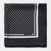 MIASW SCARF - Black Off white