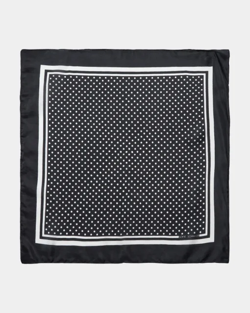 MIASW SCARF - Black Off white