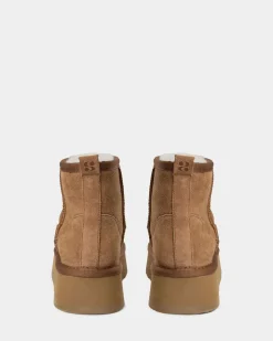 MINASY TEDDY BOOT - Tan