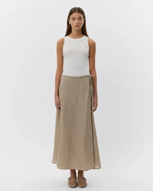 MIRRISSW SKIRT - Camel