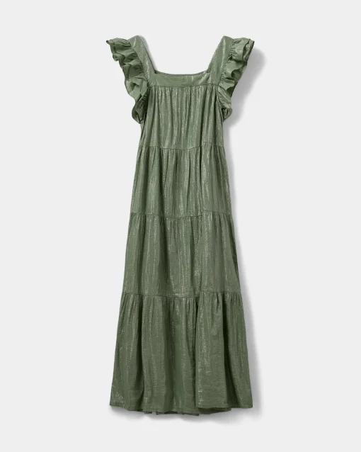 MORGOSW DRESS - Dusty Green