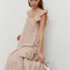 MORGOSW DRESS - Warm Grey