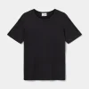 NATALIASY RIB T-SHIRT - Black