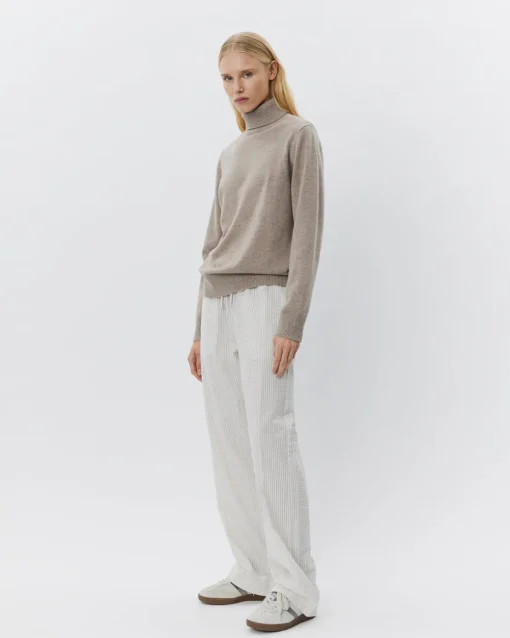 NELLSW SWEATER - Brown melange