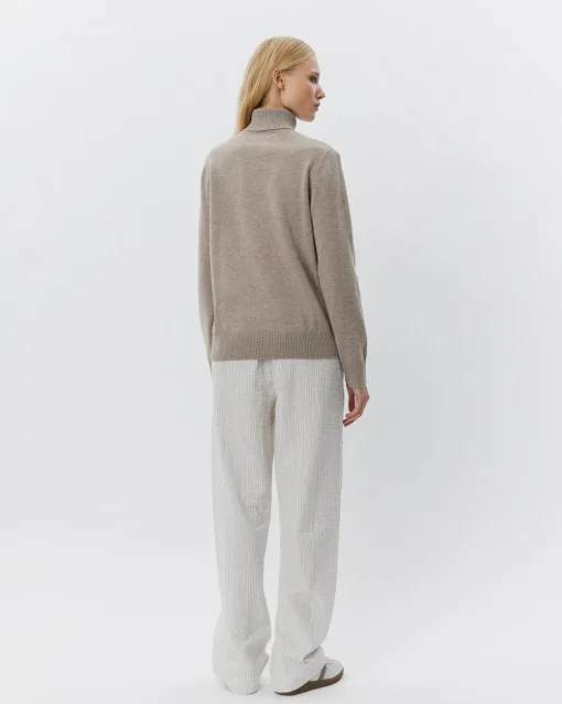 NELLSW SWEATER - Brown melange
