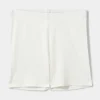 NEVASY RIB SHORTS - White