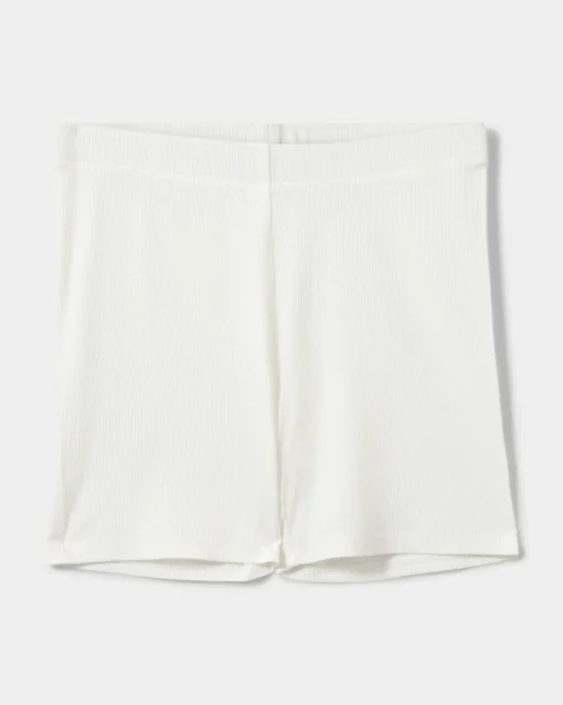 NEVASY RIB SHORTS - White