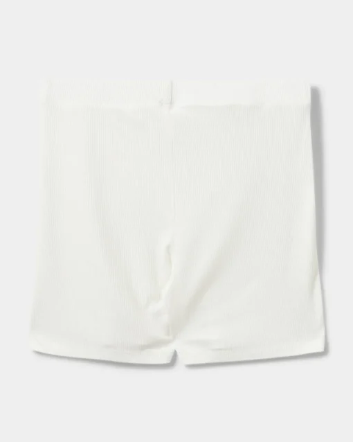 NEVASY RIB SHORTS - White