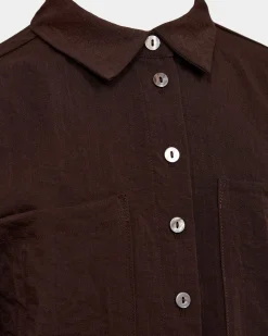 NEYASY SHIRT - Brown Fudge