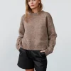 NIMASW SWEATER - Brown melange
