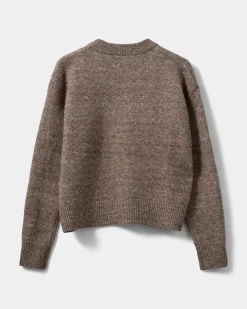 NIMASW SWEATER - Brown melange
