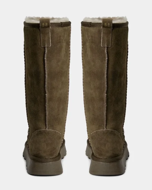 NINASW TEDDY BOOT - Dark green