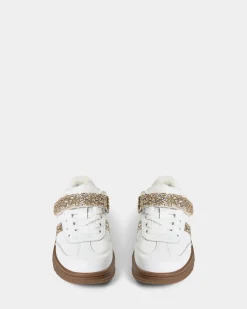 NISSASK SNEAKER - White gold