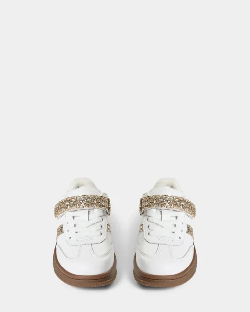 NISSASK SNEAKER - White gold