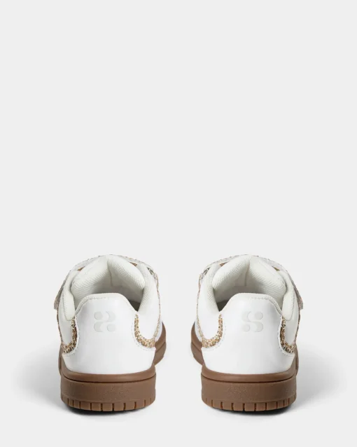 NISSASK SNEAKER - White gold