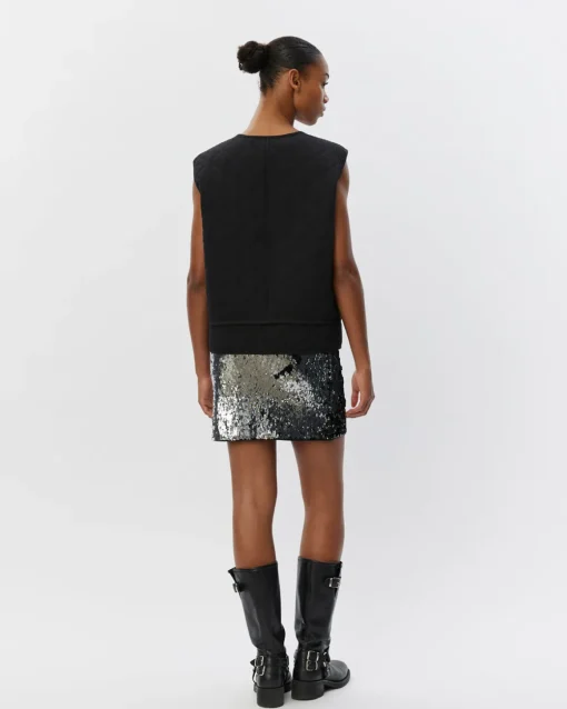 OLGASW VEST - Black