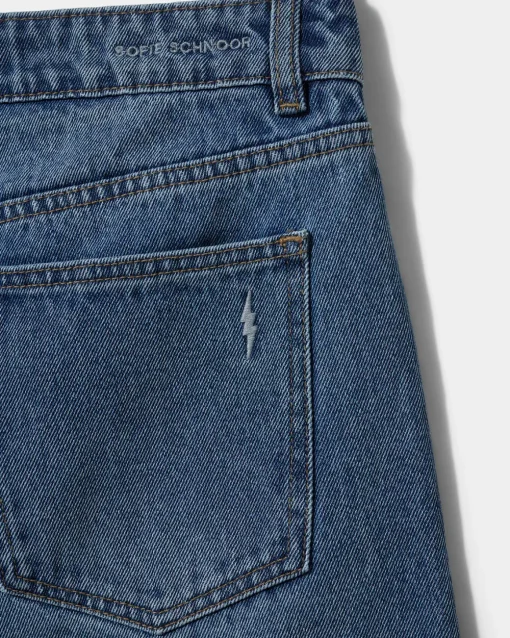PARISSW SHORTS - Denim blue