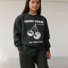 PARISY SWEATSHIRT - Dark grey melange