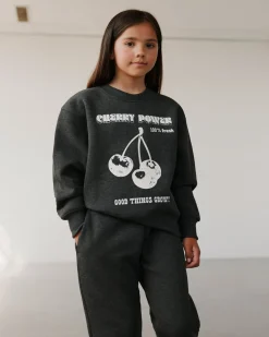 PARISY SWEATSHIRT - Dark grey melange