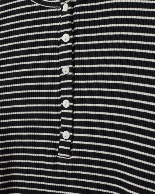 PAXSW T-SHIRT LONG SLEEVE - Off White Striped